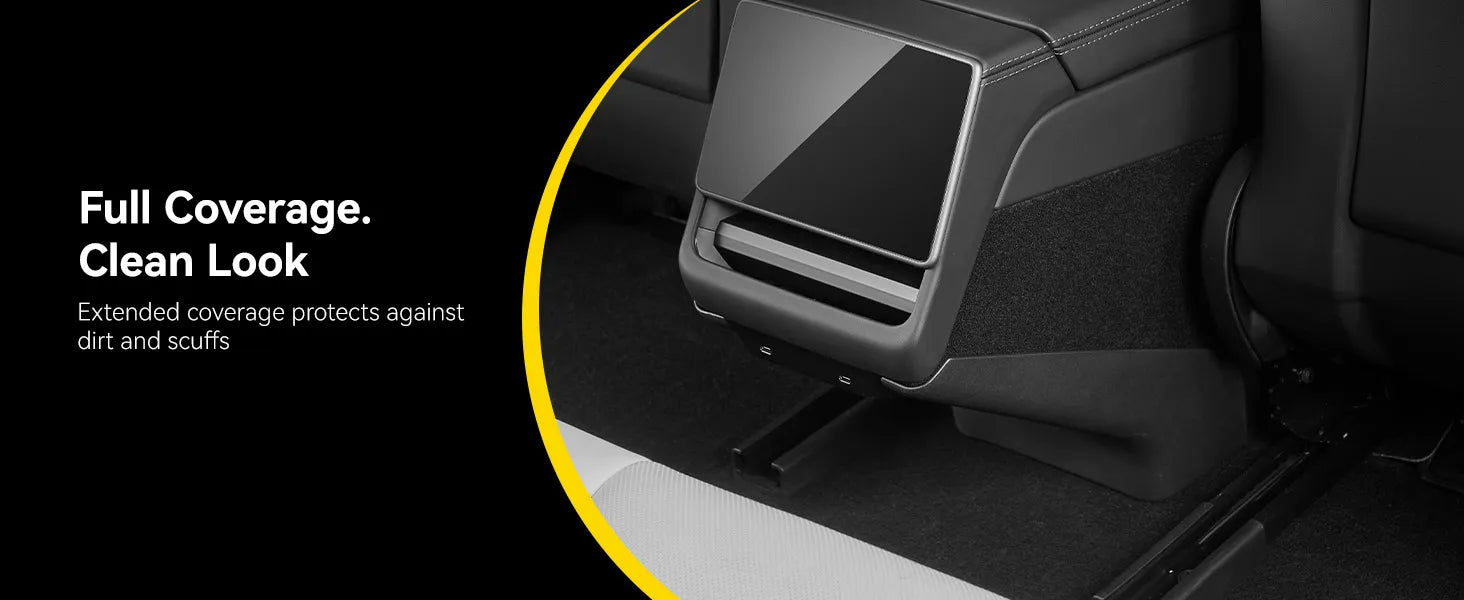 3W Rear Vent Anti-Kick Protector for Tesla Model Y Juniper/ Model 3 Highland Car Accessories