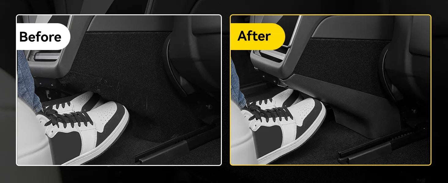 3W Rear Vent Anti-Kick Protector for Tesla Model Y Juniper/ Model 3 Highland Car Accessories