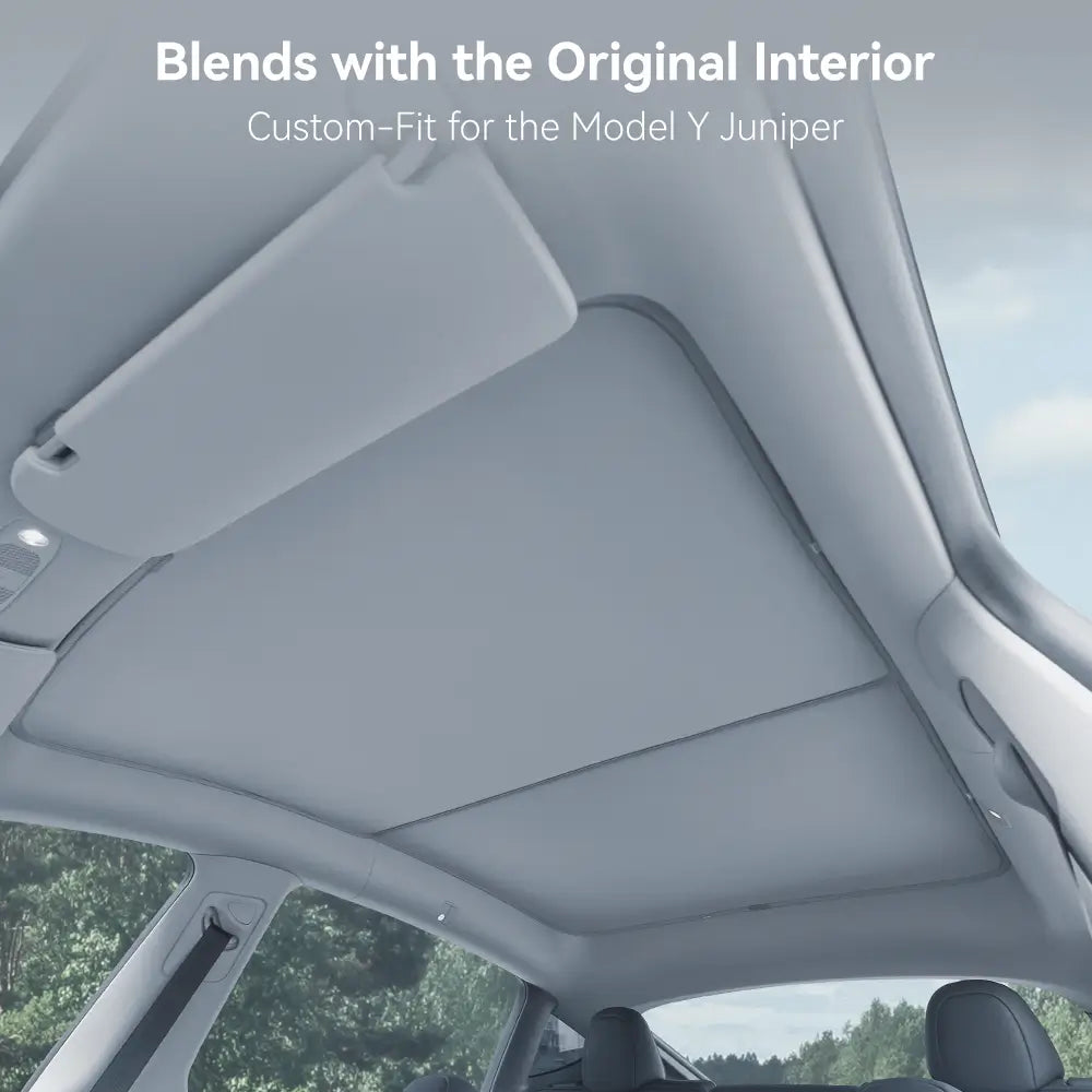 UV Heat Insulation Foldable Car Sunshade for Tesla Model Y Juniper 3Wliners UK