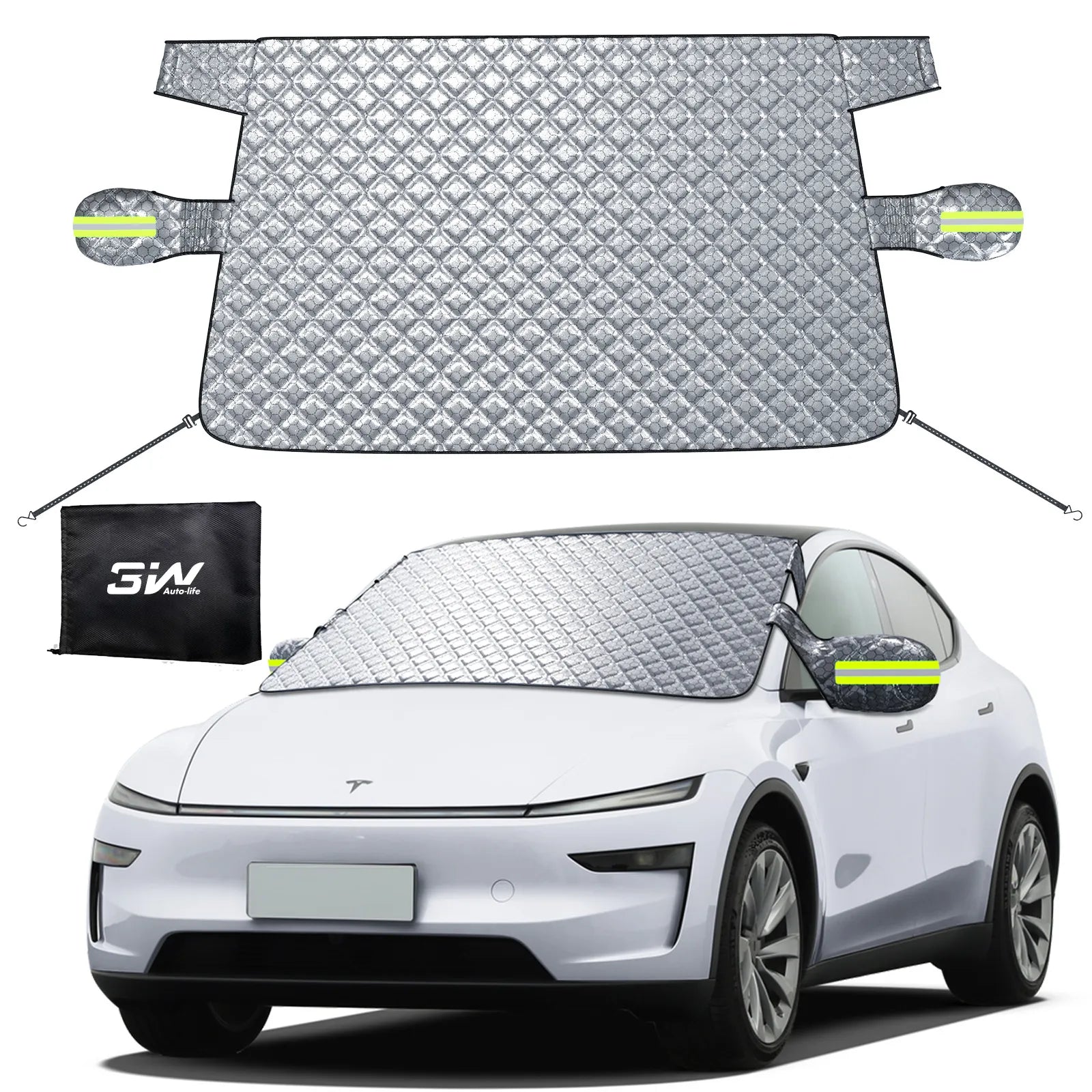 Graphene Thermal Windshield Cover for Ice & Snow - Universal Fit 3Wliners UK