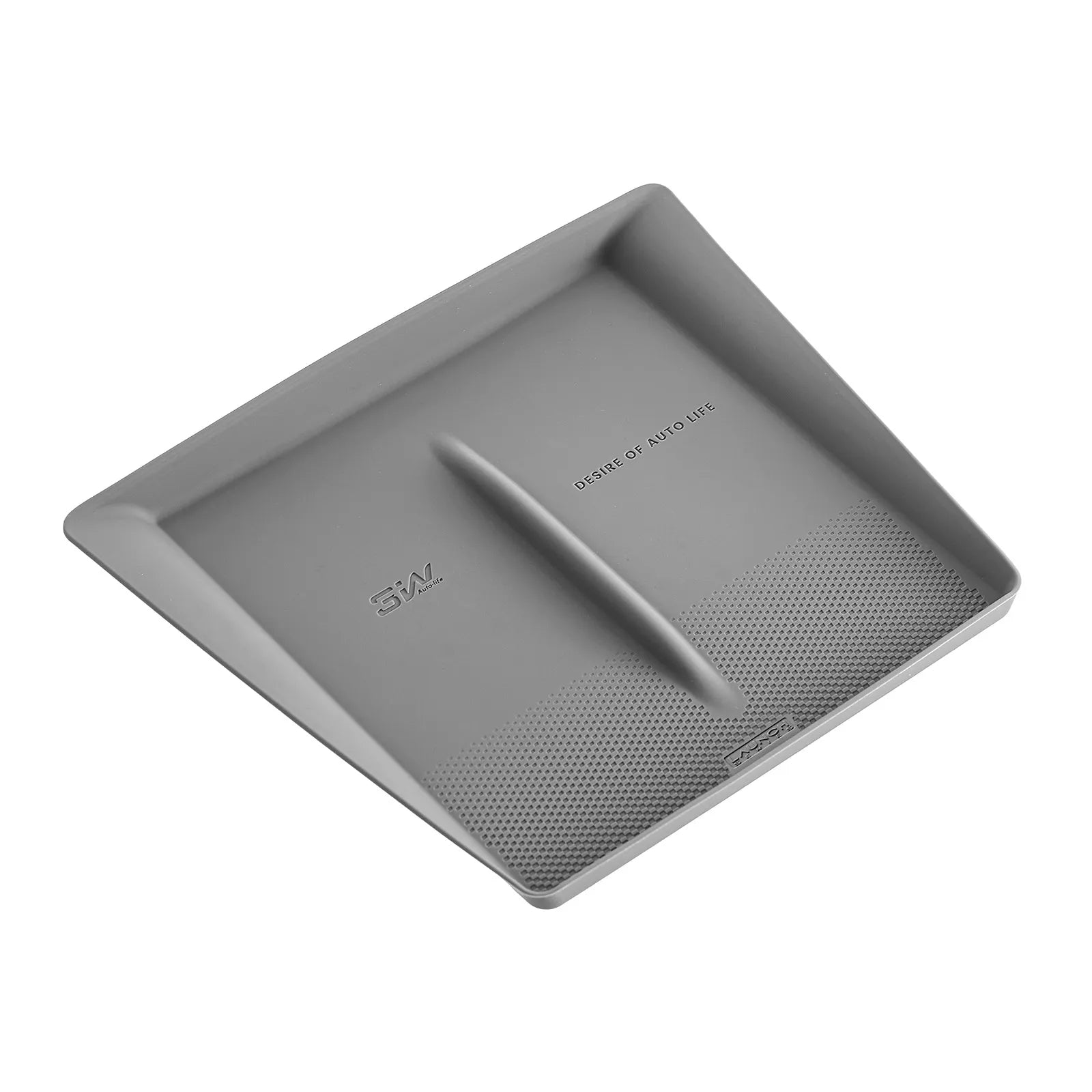 Interior Organiser Set for Tesla Model Y Juniper 2025-2026 3Wliners UK Wireless Charging Silicone Mat-Gray