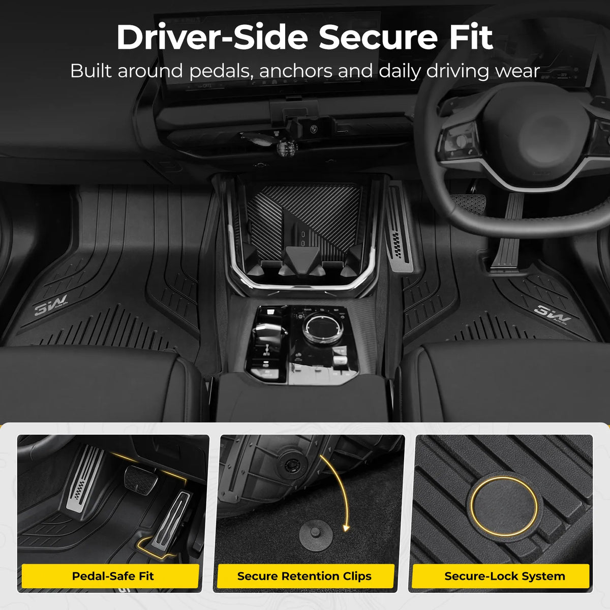 3W Custom All Weather Car Mats for BMW X3 G45 2025-2026 3Wliners UK