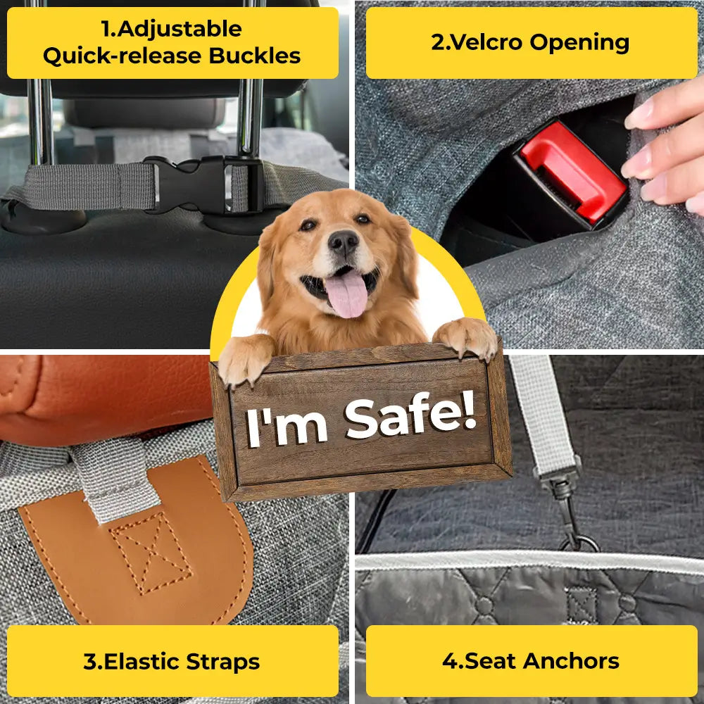 3W Car Dog Seat Cover 3Wliners UK