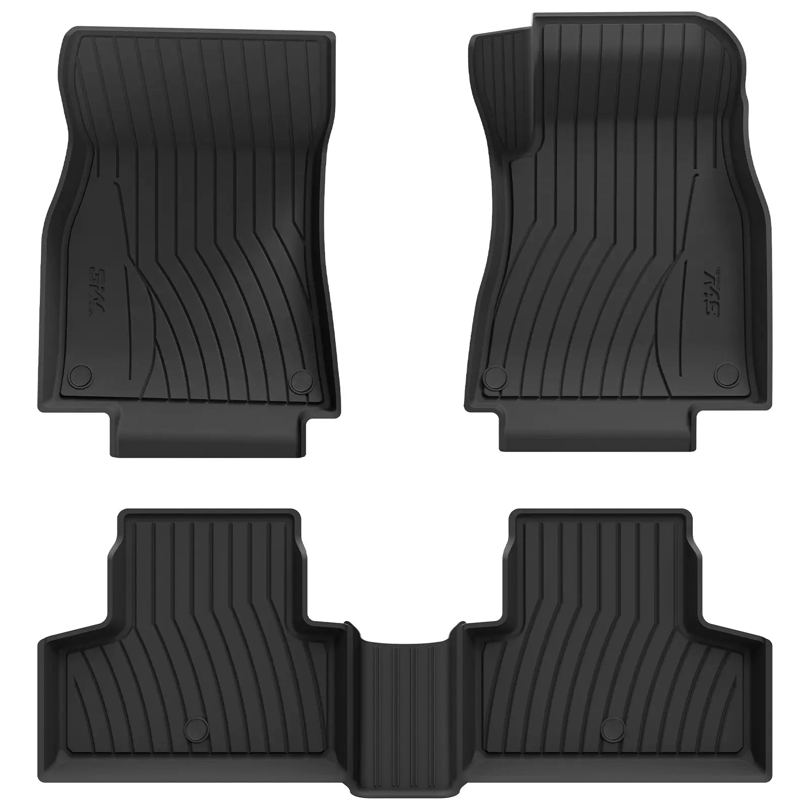3W All Weather Car Mats For Mercedes Benz GLB 2021-2025 3Wliners UK