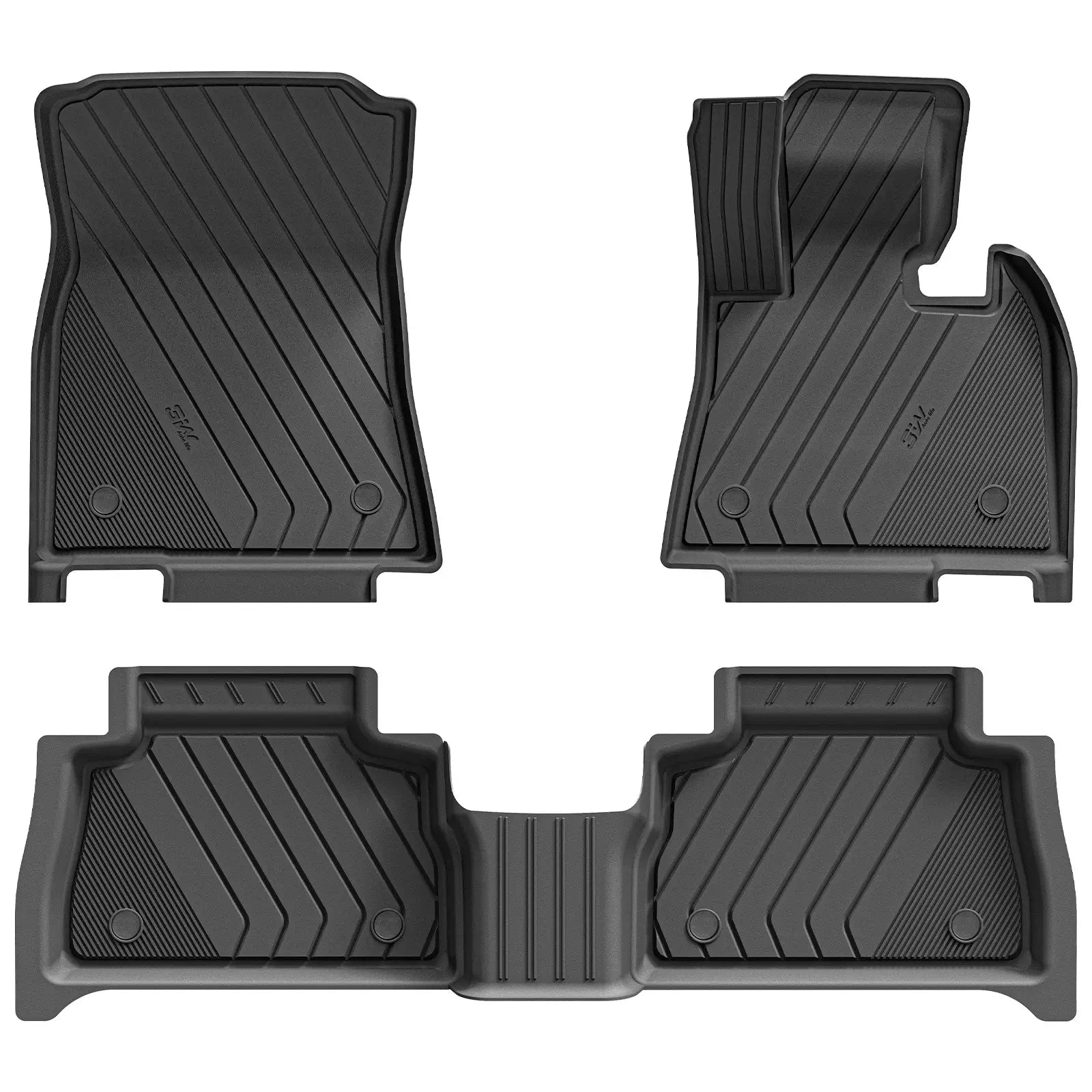 3W Custom All Weather Car Mats For BMW X6 G06 2019-2026 RHD 3Wliners UK 1st&2nd Row Mats