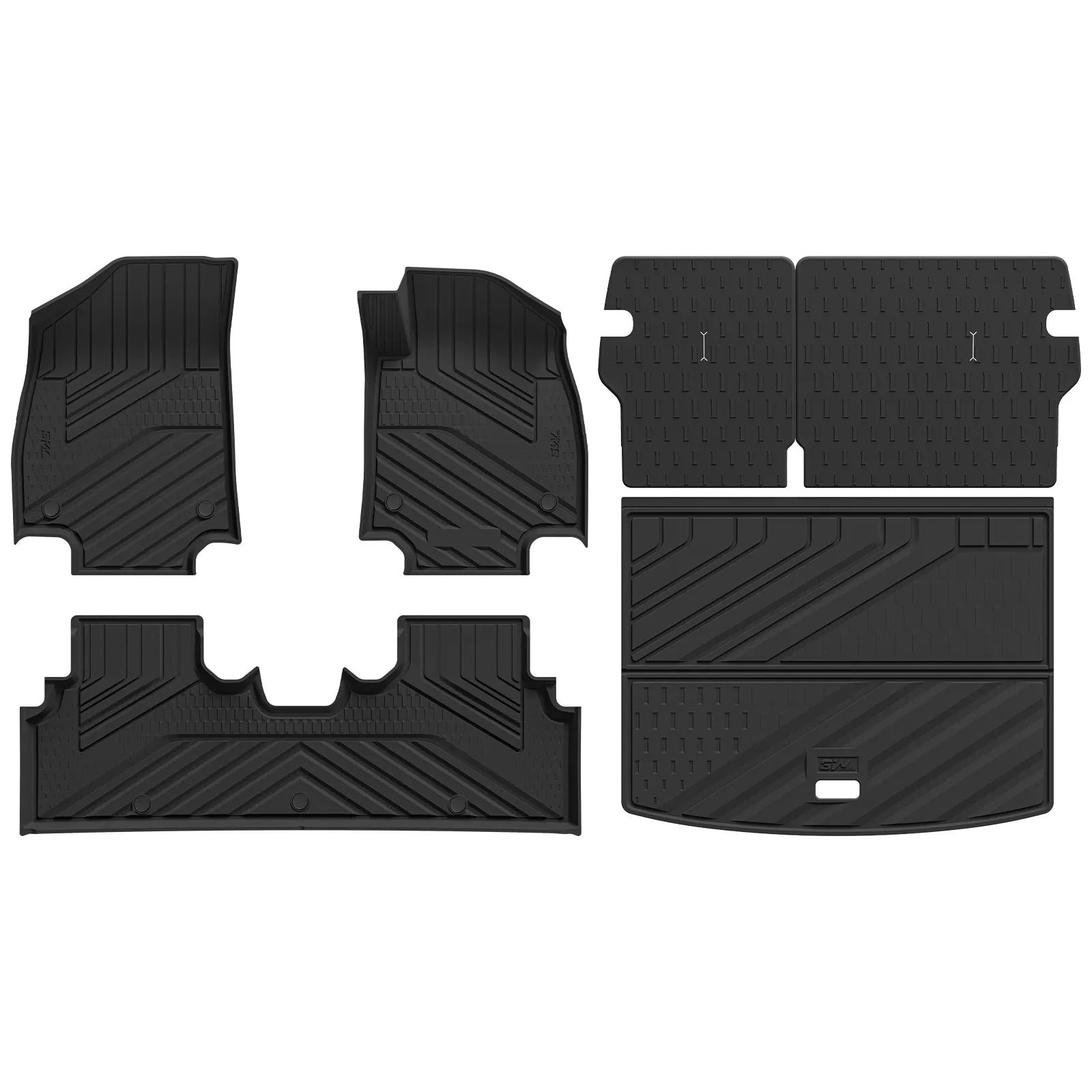 3W All Weather Car Mats For Kia EV3 2024-2026 RHD 3Wliners UK 1st&2nd Row Mats+Boot Liners+Back Seat Cover
