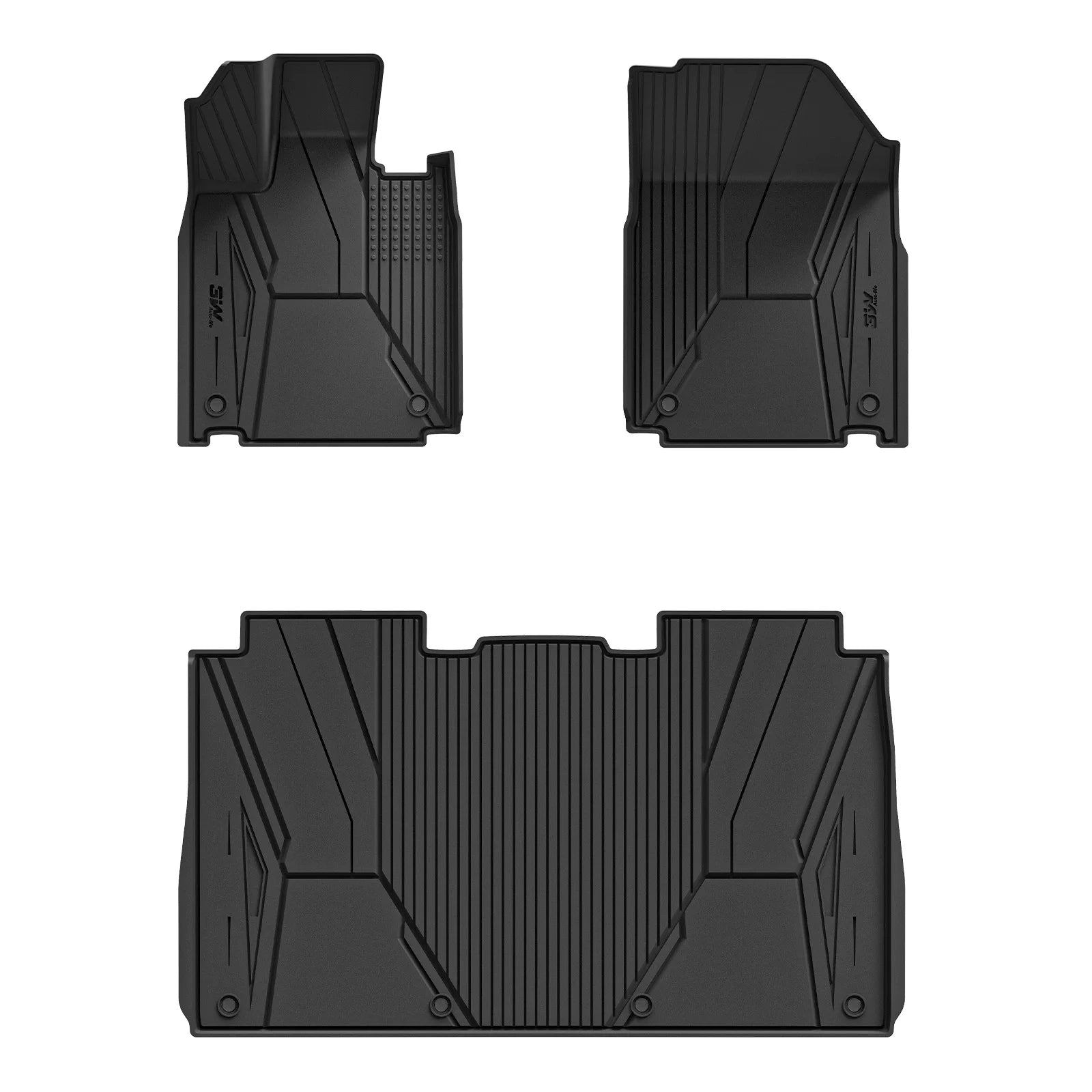 3W All Weather Car Mats For Tesla Cybertruck 2024-2025 LHD 3Wliners UK