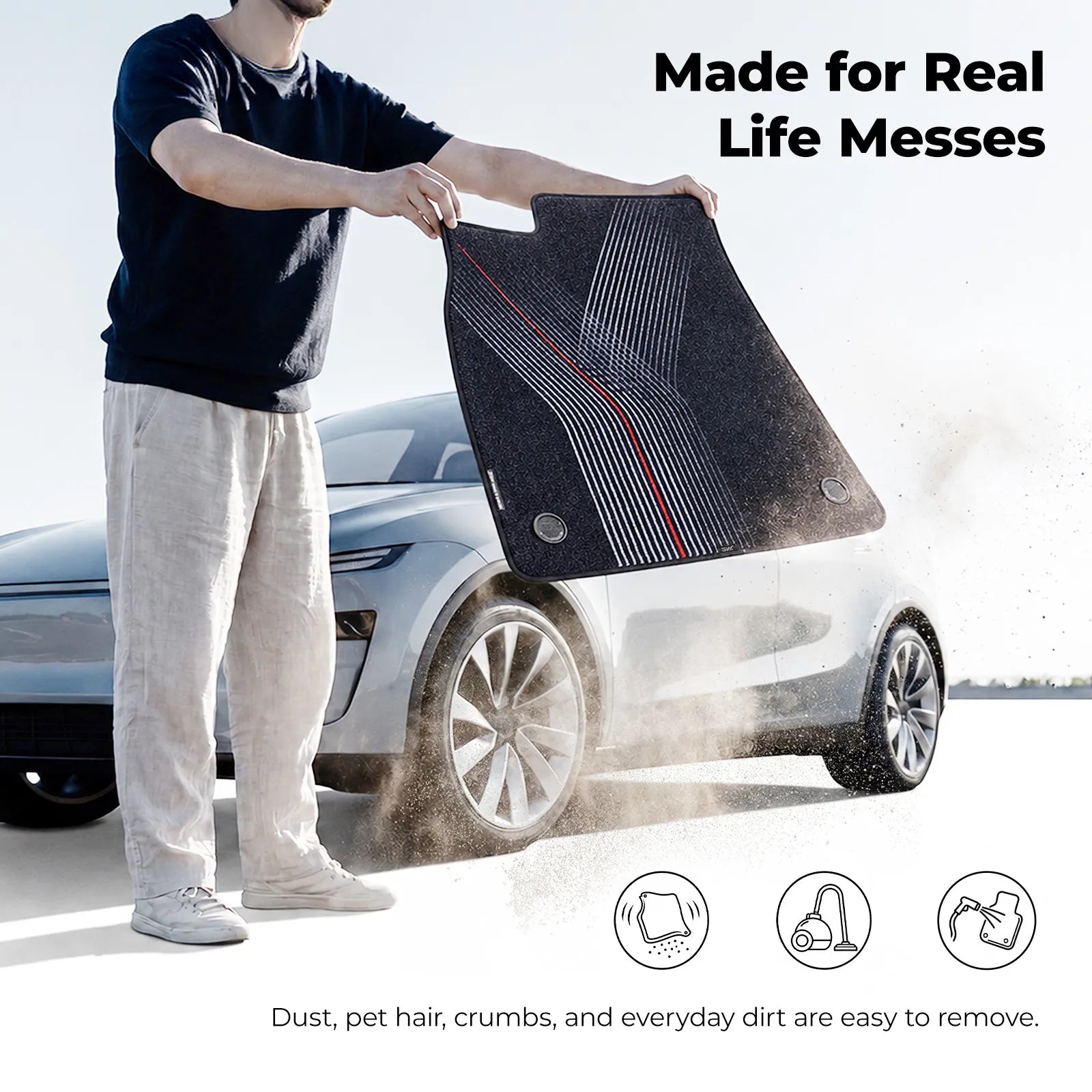3W Double Layer Car Mats For Tesla Model Y Juniper/Premium/Performance With Carpets 2025-2026 RHD 3Wliners UK