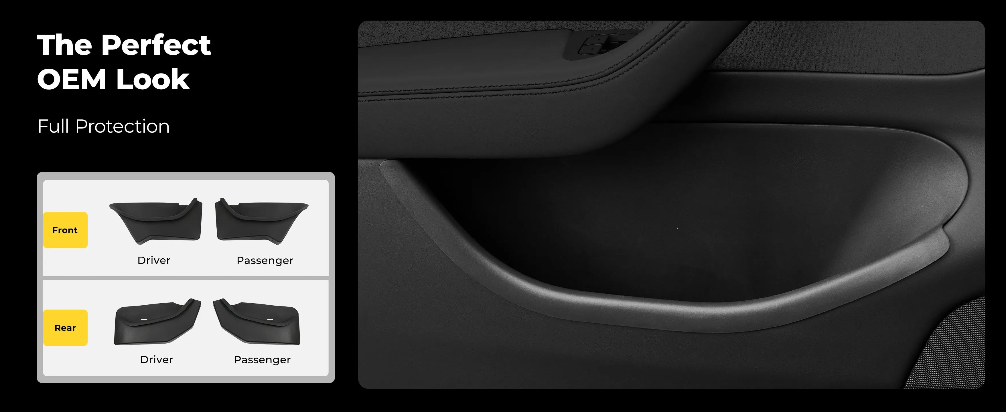 Door Storage Bin for Tesla Model Y Juniper/Model 3 Highland 2025-2026 3Wliners UK Model Y Juniper