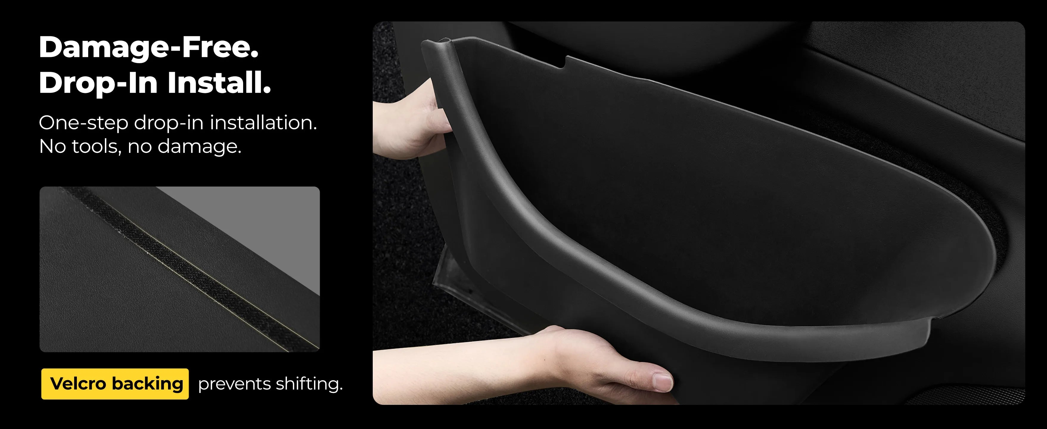 Door Storage Bin for Tesla Model Y Juniper/Model 3 Highland 2025-2026 3Wliners UK Model Y Juniper