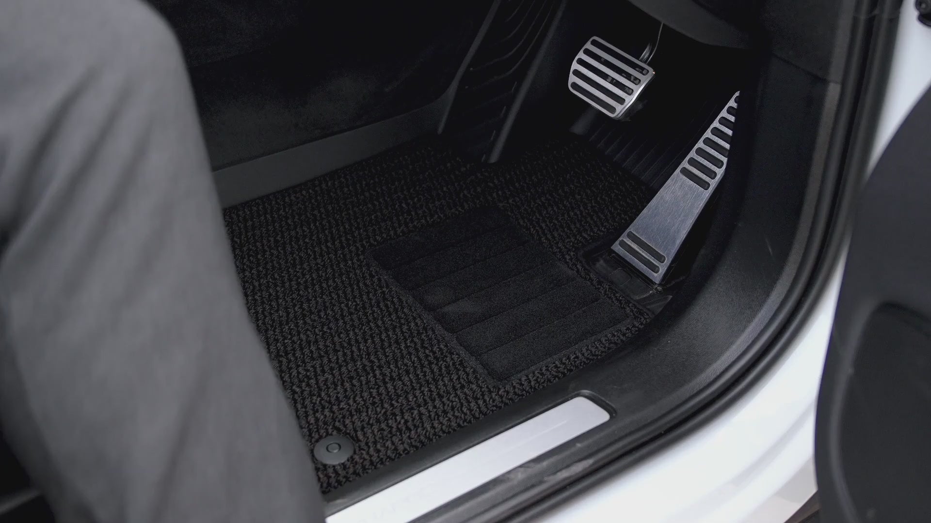 3W Custom All Weather Car Mats for Volvo XC60 2019-2025 RHD (Not For Plug-in Hybrid SUV) 3w