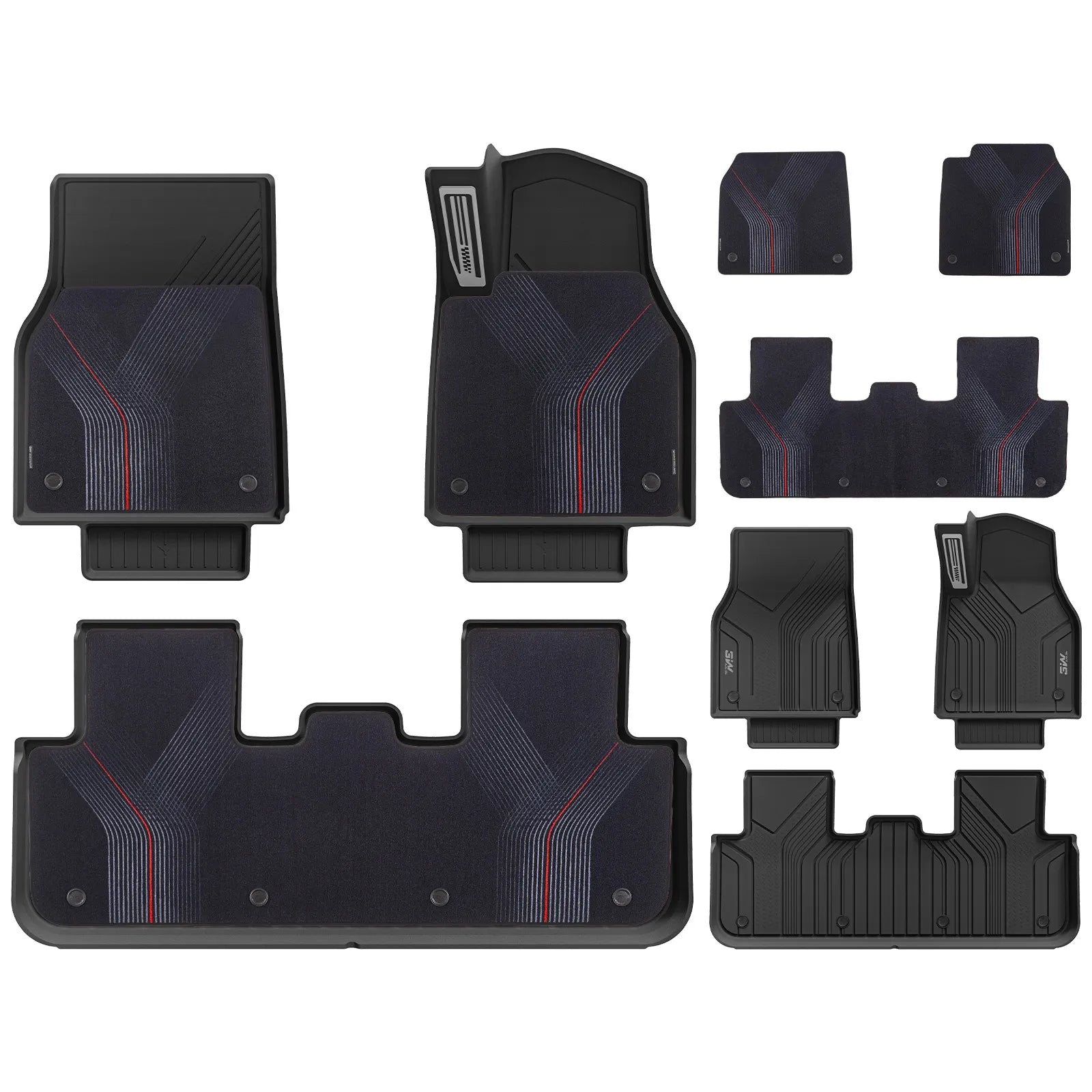 3W All Weather Auto Mats For Tesla Model Y Juniper/Premium/Performance 2025-2026 RHD